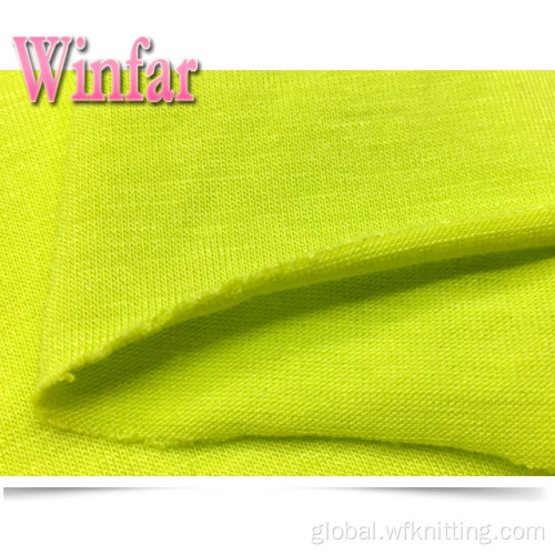 Recycled Polyester Fabric Single Jersey Solid Dye Polyester Spandex Knit Fabric Supplier